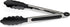 keukentang 27cm nylon RVS - vleestang serveertang zwart - vaatwas bestendig