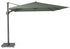 CHALLENGER T2 parasol 3x3m- olijf/ antra excl. voet