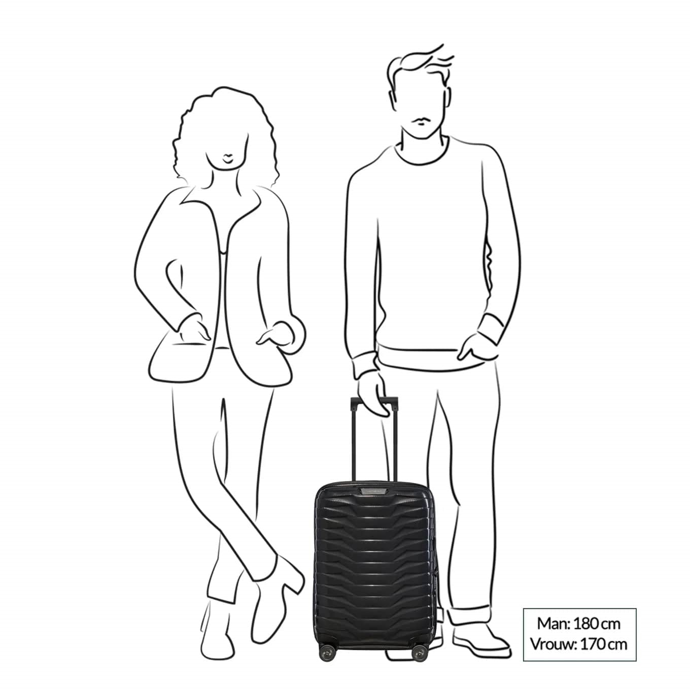 SAMSONITE Proxis spinner 55/20 exp matt graphite