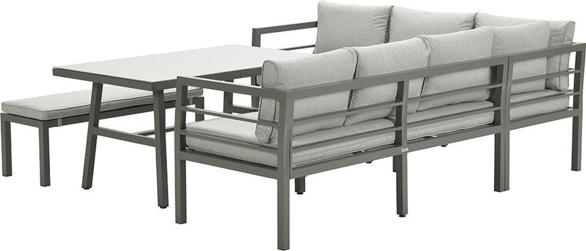 BLAKES lounge dining set 4dlg. links - barista/ sand  tu uc