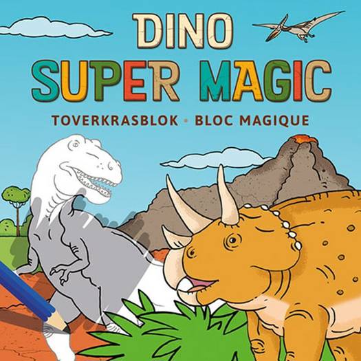 Dino super magisch toverkrasblok