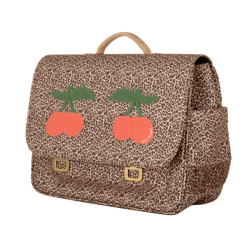 JEUNE PREMIER It bag schooltas midi - Leopard Cherry leopard cherry