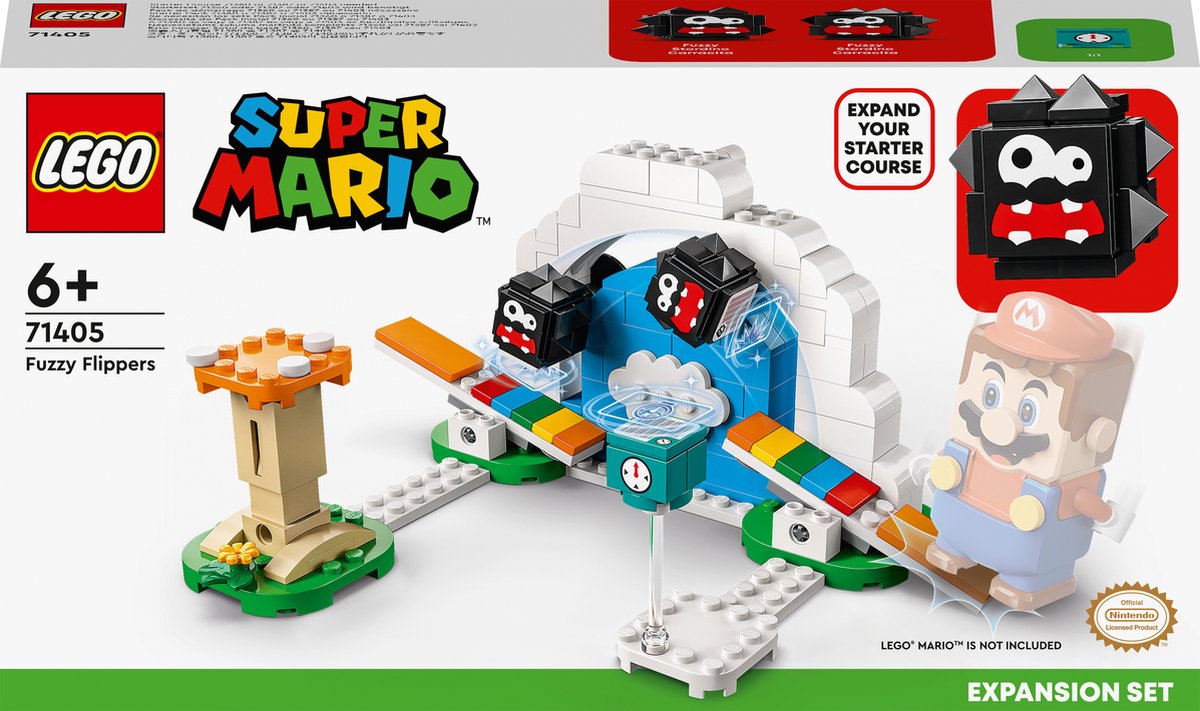 LEGO Super Mario 71405 Uitbreidingsset: Fuzzies en flippers