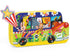 DJECO Puzzel silhouette - Regenboos bus - 16st.