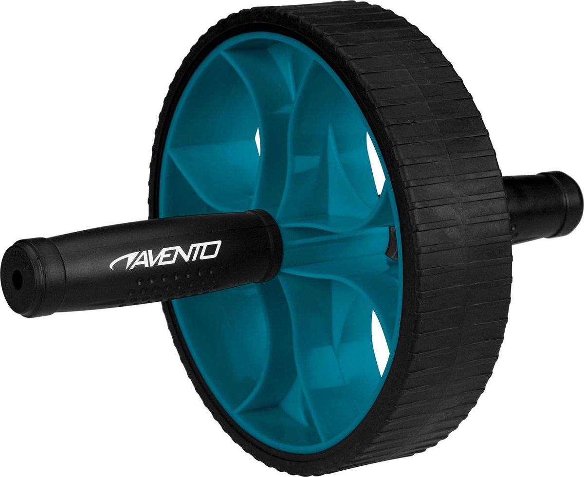 AVENTO Power Ab-roller - zwart/ blauw
