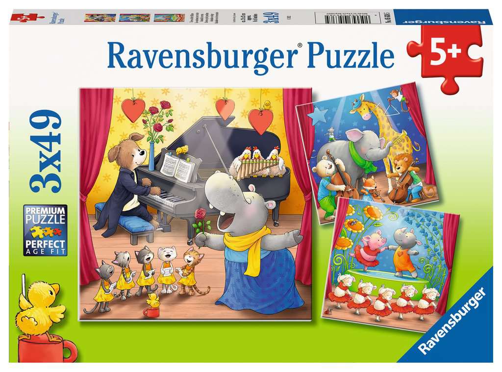RAVENSBURGER Puzzel - Dieren op het podium