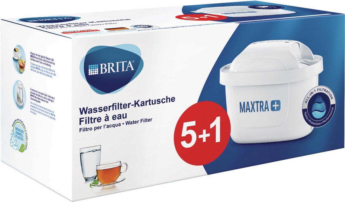 BRITA Maxtra+ filterpatronen - 5+1gratis 803402 (M)