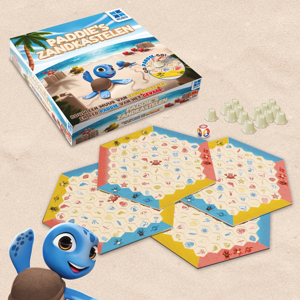 MEGA BLEU Spel - Paddie's Zandkastelen TU UC