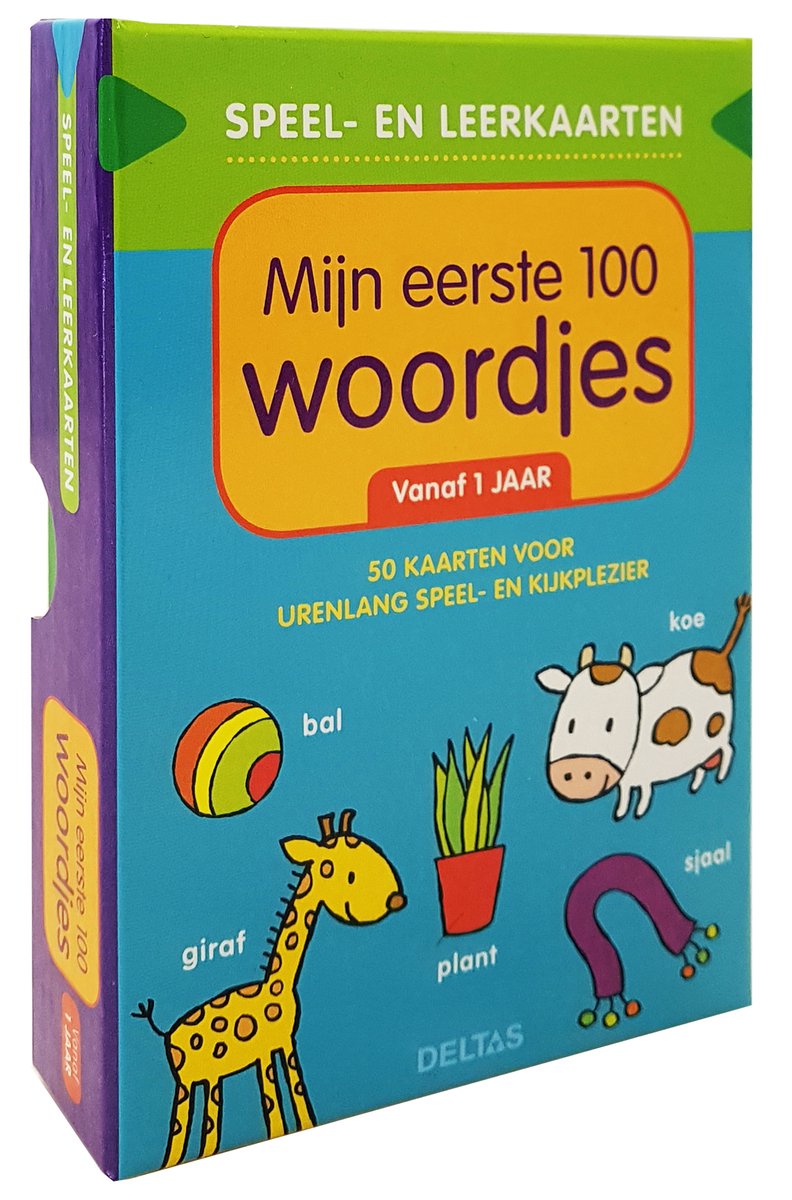 Speel- en leerkaarten - Mijn eerste 100 woordjes (vanaf 1 jaar)