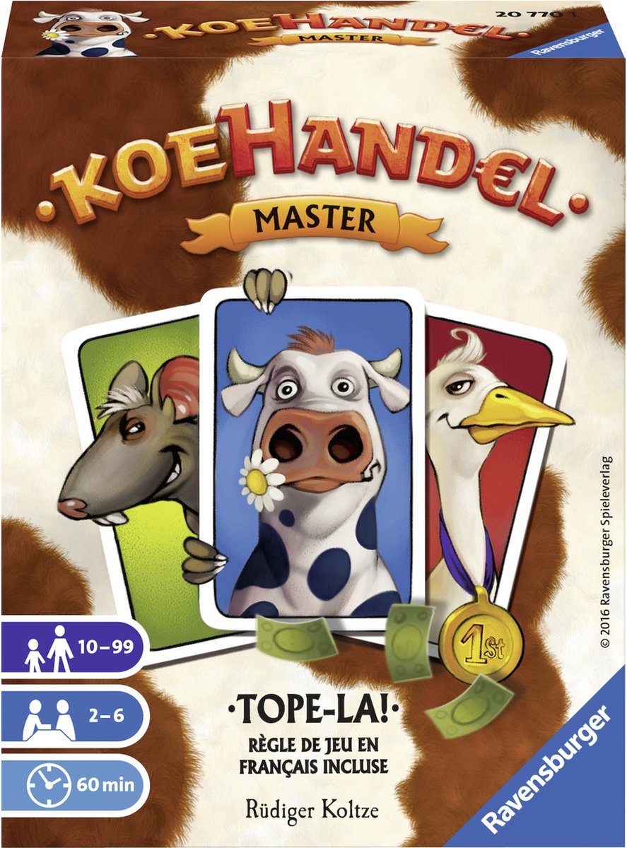 RAVENSBURGER Kaartspel - Koehandel Master