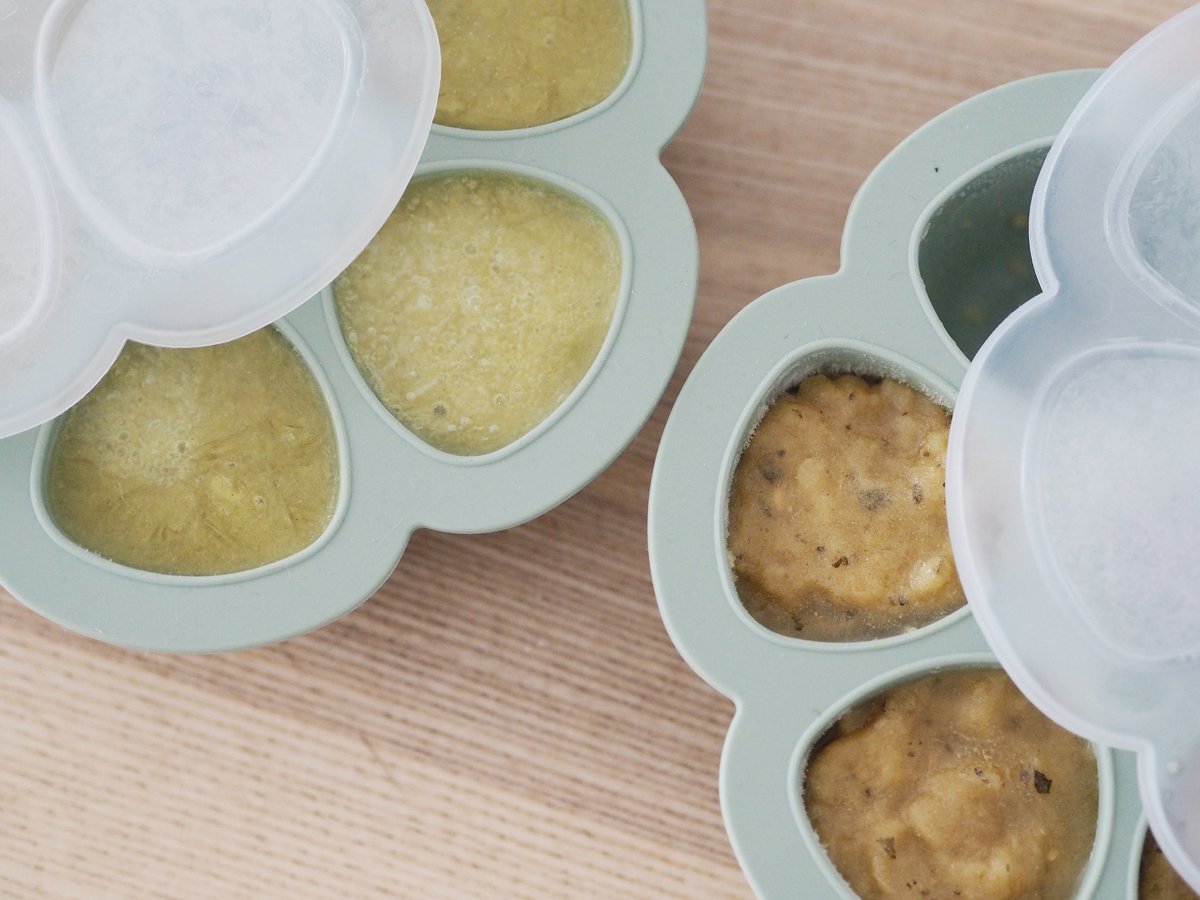BEABA Multiporties silicone - groen