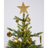 Kerstballen + piek kunststof glans/mat/glitter mix 8cm 6cm 5cm - licht goud 33st. assortiment