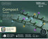 Lumineo LED compact twinkel 1100cm 500L - groen/soft multi - kerstverlichting