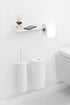 BRABANTIA Mindset toiletrolhouder met plankje - Mineral fresh white