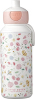 MEPAL Campus drinkfles pop-up 400ml - flowers & butterflies