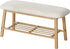 BENJA Bank 45cm - creme/ naturel