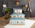 GOODMORNING Dekbedovertrek flanel - 140x 220cm - kids 30549 winterdieren