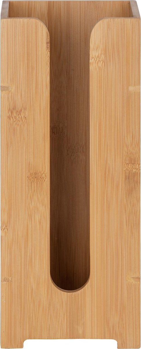 WENKO Bambusa reserverolhouder toiletrol houder -hout H35.5cmxB15cmcD14cm