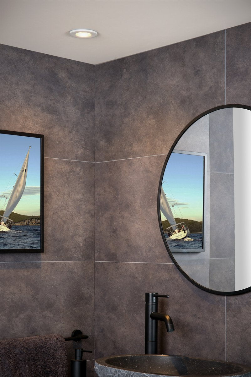 Lucide BINKY L inbouwspot badkamer - zwart