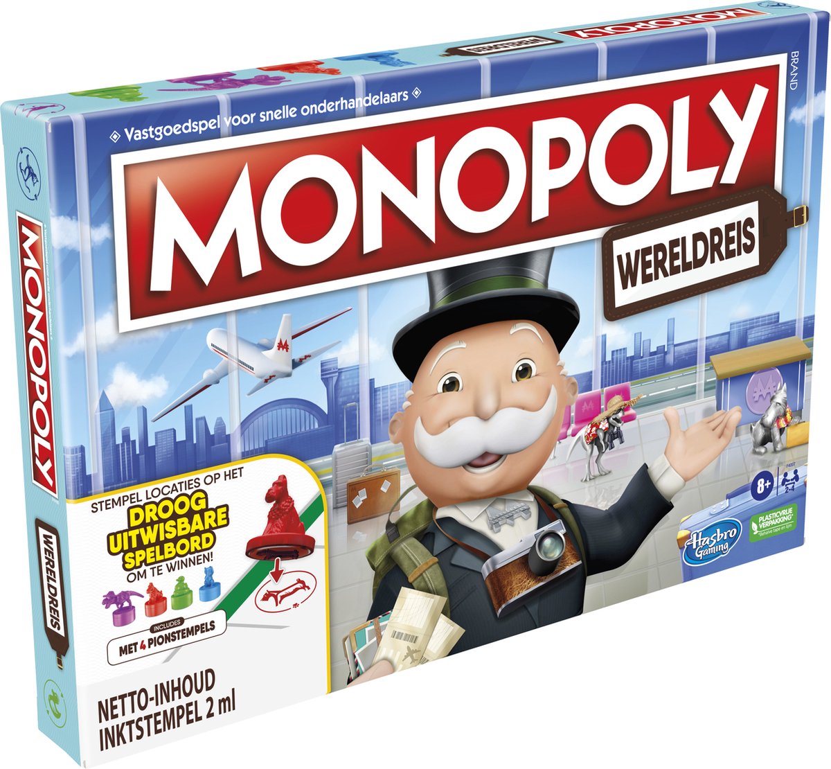HASBRO Spel - Monopoly wereldreis 54895144MBN