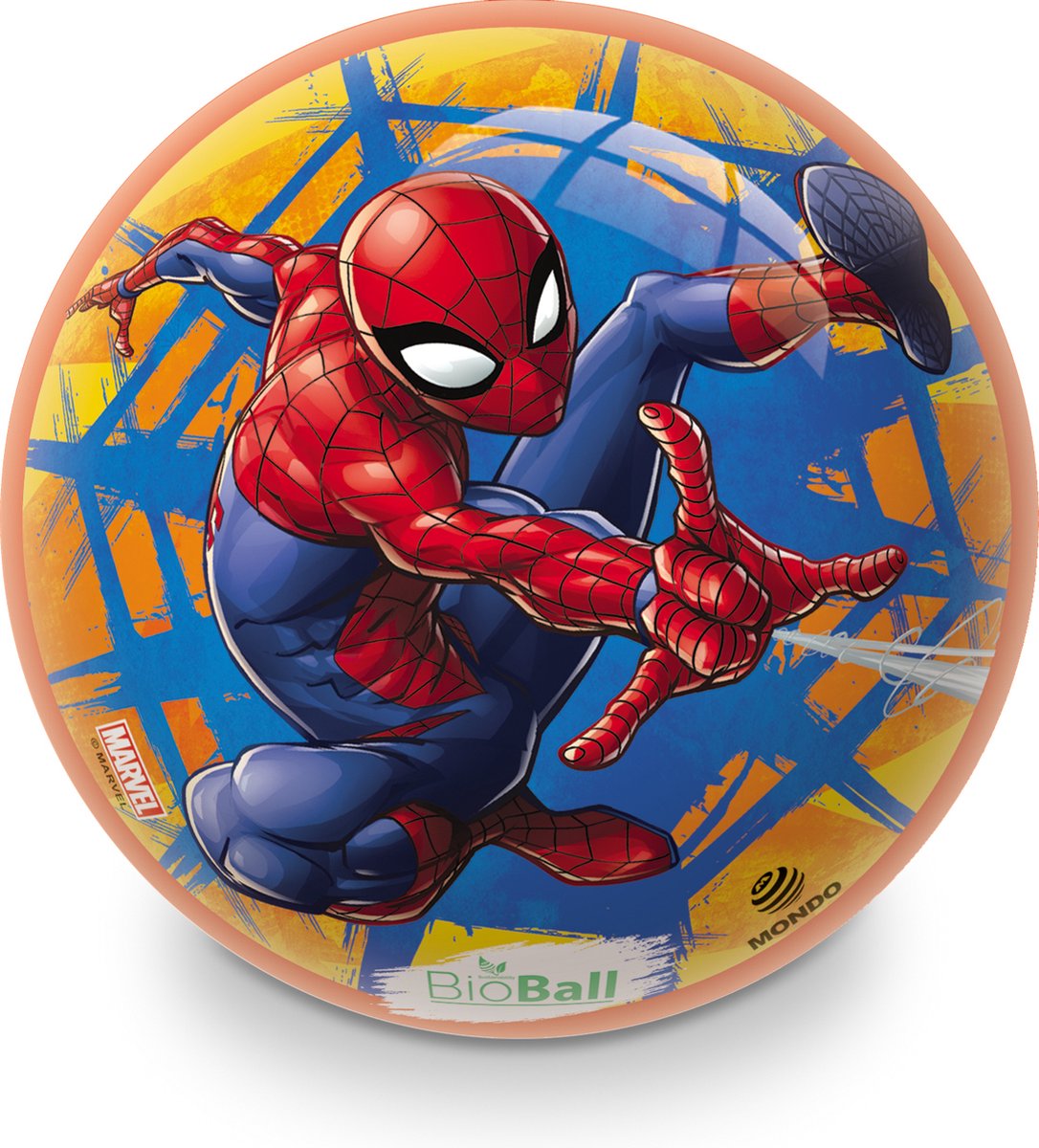 MONDO Spiderman - Bal 23cm (prijs per stuk)