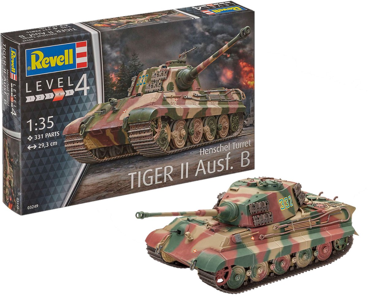 REVELL - Tiger II Ausf.B - Henschel turr