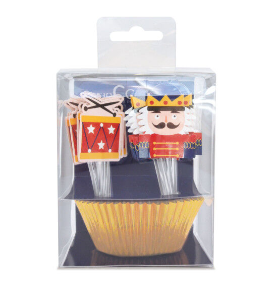 SCRAPCOOKING 24 cupcake vormen + topper- notenkraker