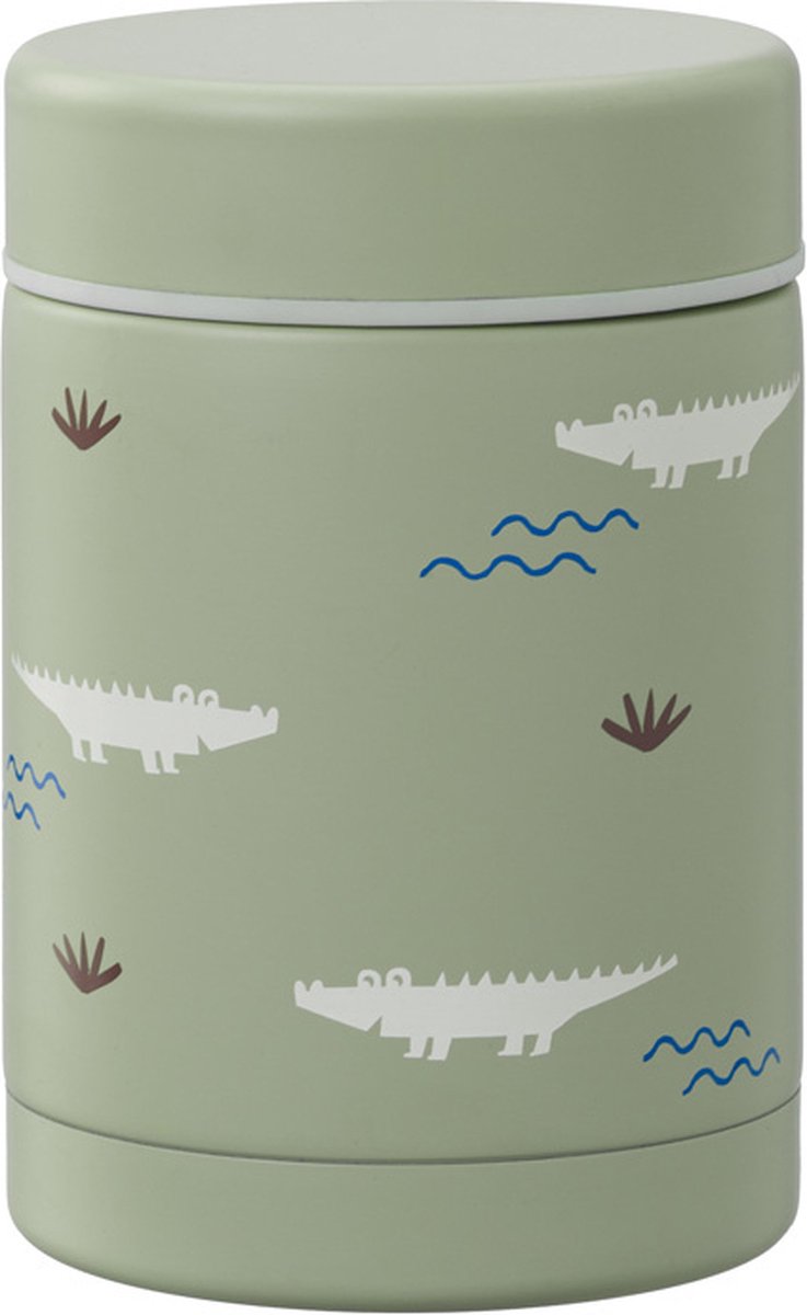 FRESK Voedselbewaarder thermos 300ml - krokodil