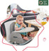 BABYMOOV Home and Go stoelverhoger - beer grijs kinderzitje