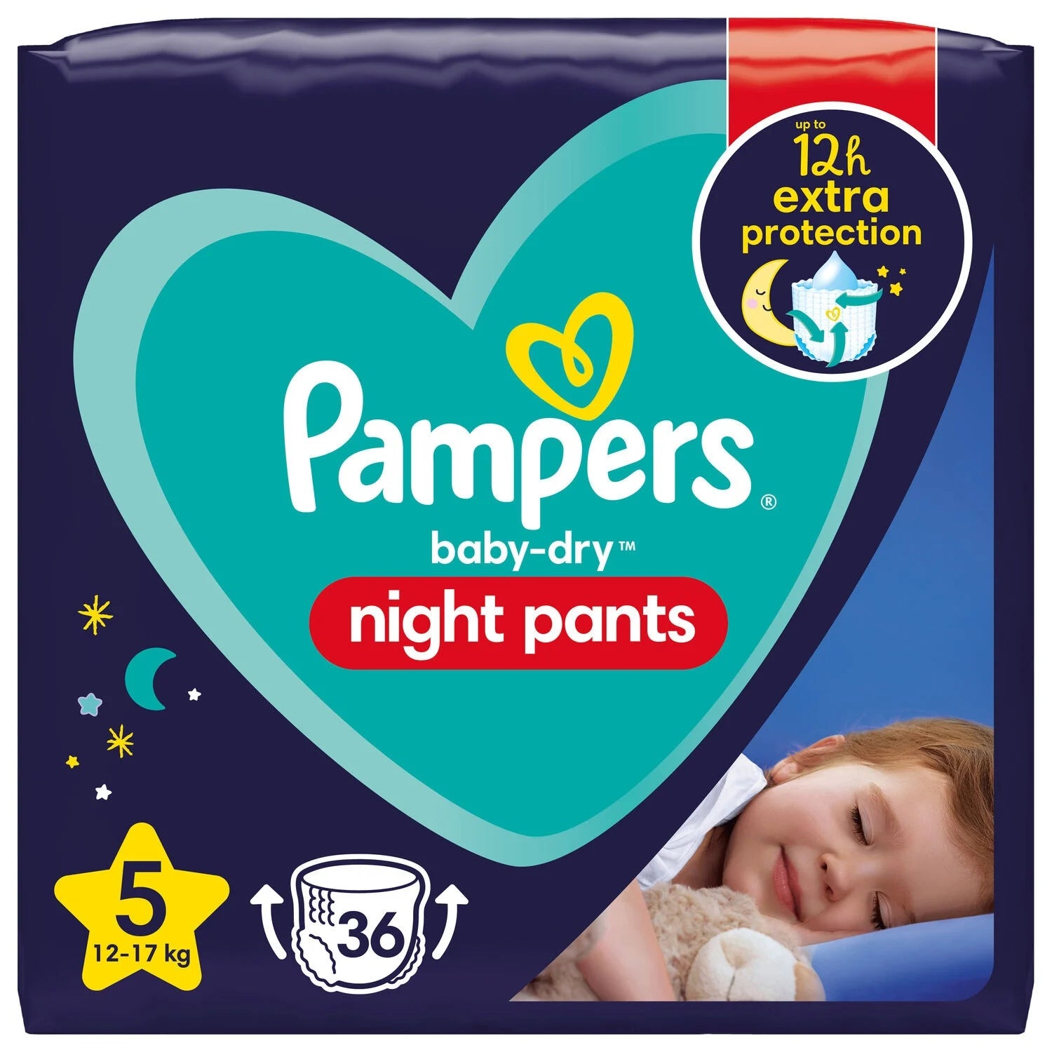 PAMPERS Baby Dry Broekjes Night - S5 - 36st.