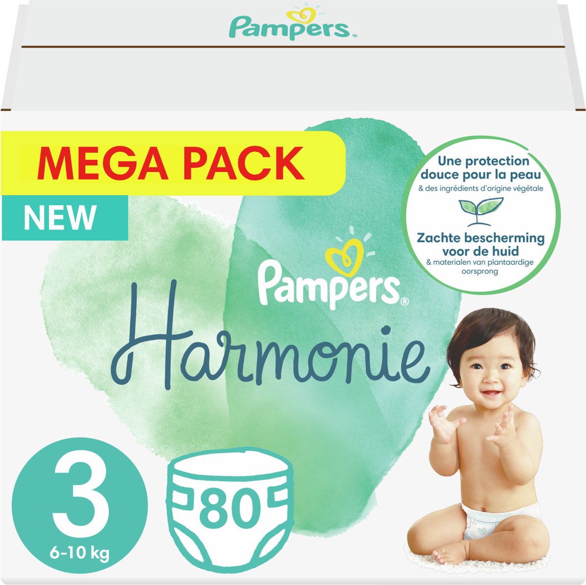 PAMPERS Harmonie - M3 - 80st. TU UC zie 938089