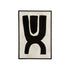 Pomax EQUILIBRO canvas met kader - 60x90 cm - hout/ zwart