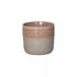 Pomax SPIRO beker - 7x6.5cm - steen /poederroze