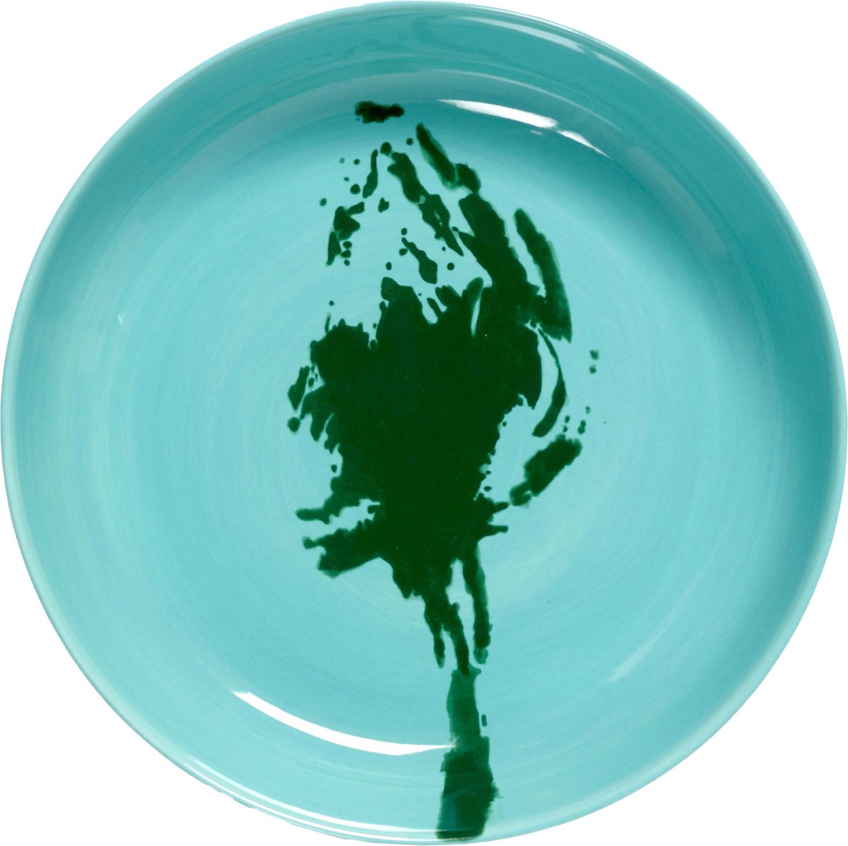 OTTOLENGHI Feast bord hoog - 22x4cm - azure artisjok groen   TU LU