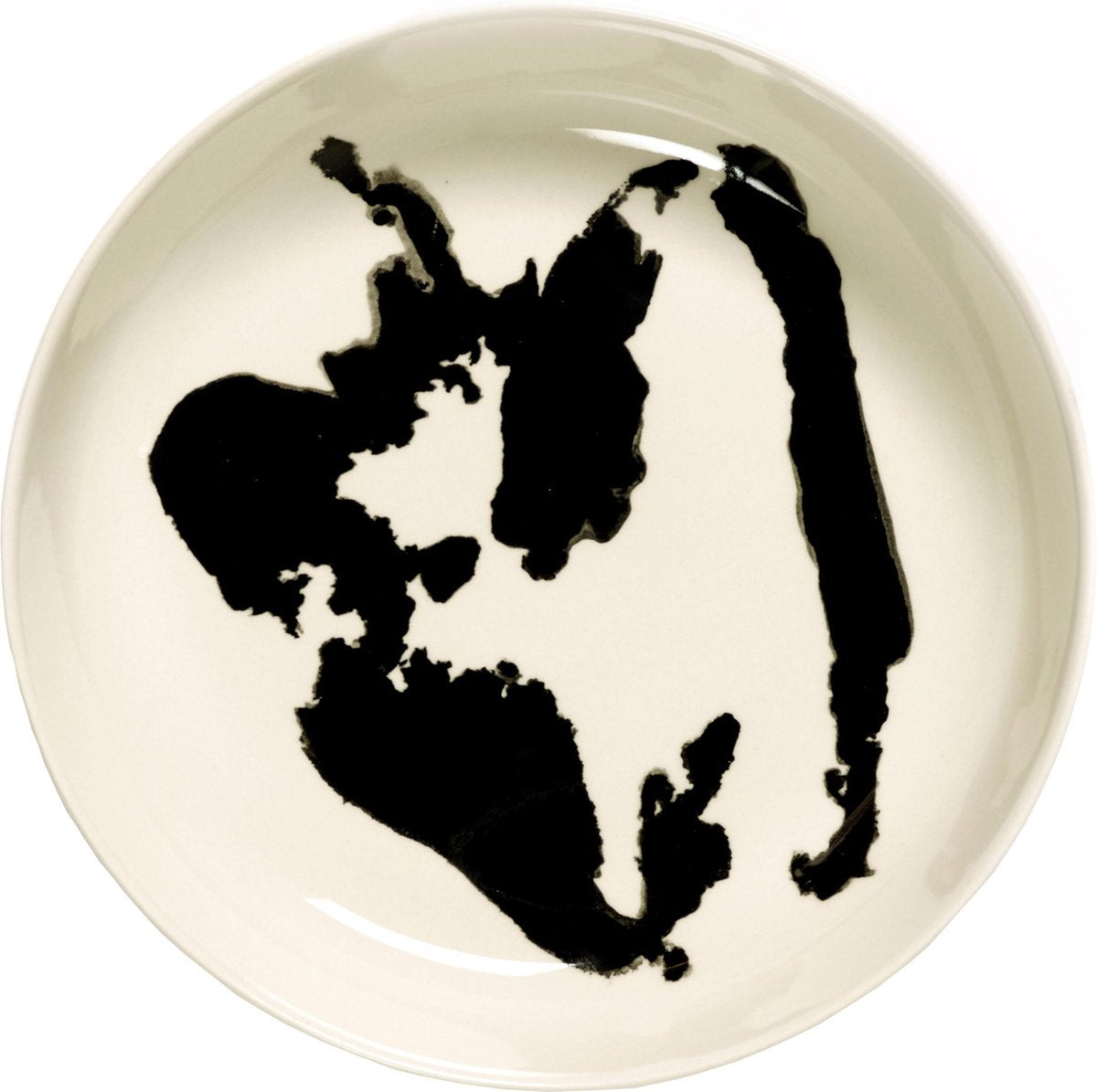 OTTOLENGHI Feast bord hoog - 22x4cm - wit paprika zwart    TU LU