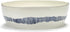 OTTOLENGHI Feast saladekom- S 28.5x9.5cm - wit swirl stripes blauw