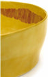 OTTOLENGHI Feast saladekom- S 28.5x9.5cm - sunny yellow swirl stripes rood