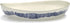 OTTOLENGHI Feast serveerschaal- S30xH6cm - wit swirl stripes blauw