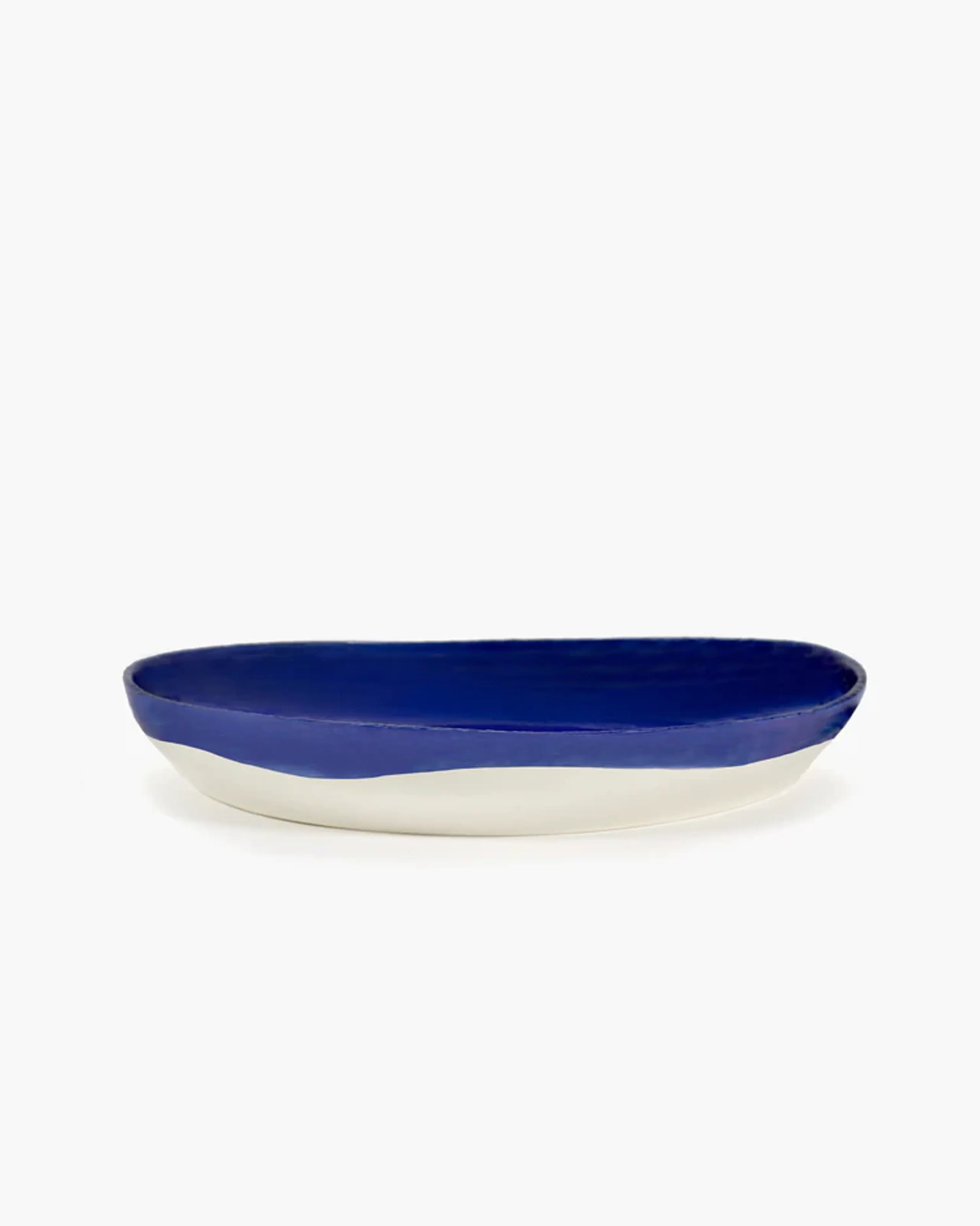 OTTOLENGHI Feast serveerschaal - M 36cm- lapis lazuli swirl dots wit   TU LU