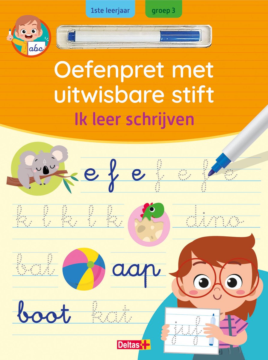 Oefenpret met uitwisbare stift - Ik leer schrijven (6-7 j.) schrijven