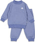 FEETJE Pyjama wafel - blauw melange - 74