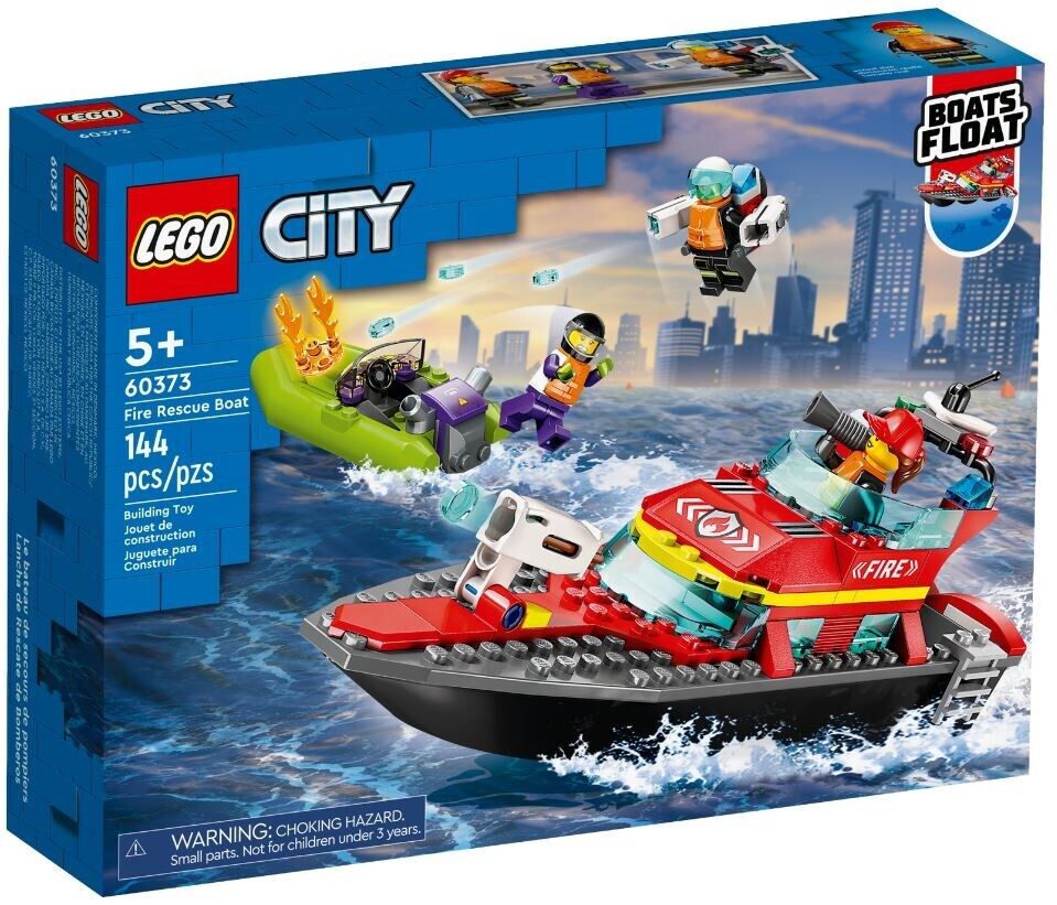 LEGO City 60373 Reddingsboot brand