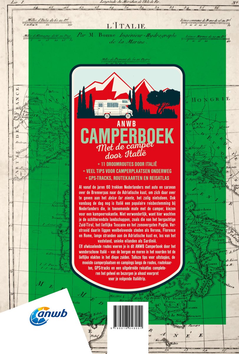 Italie - Anwb camperboek