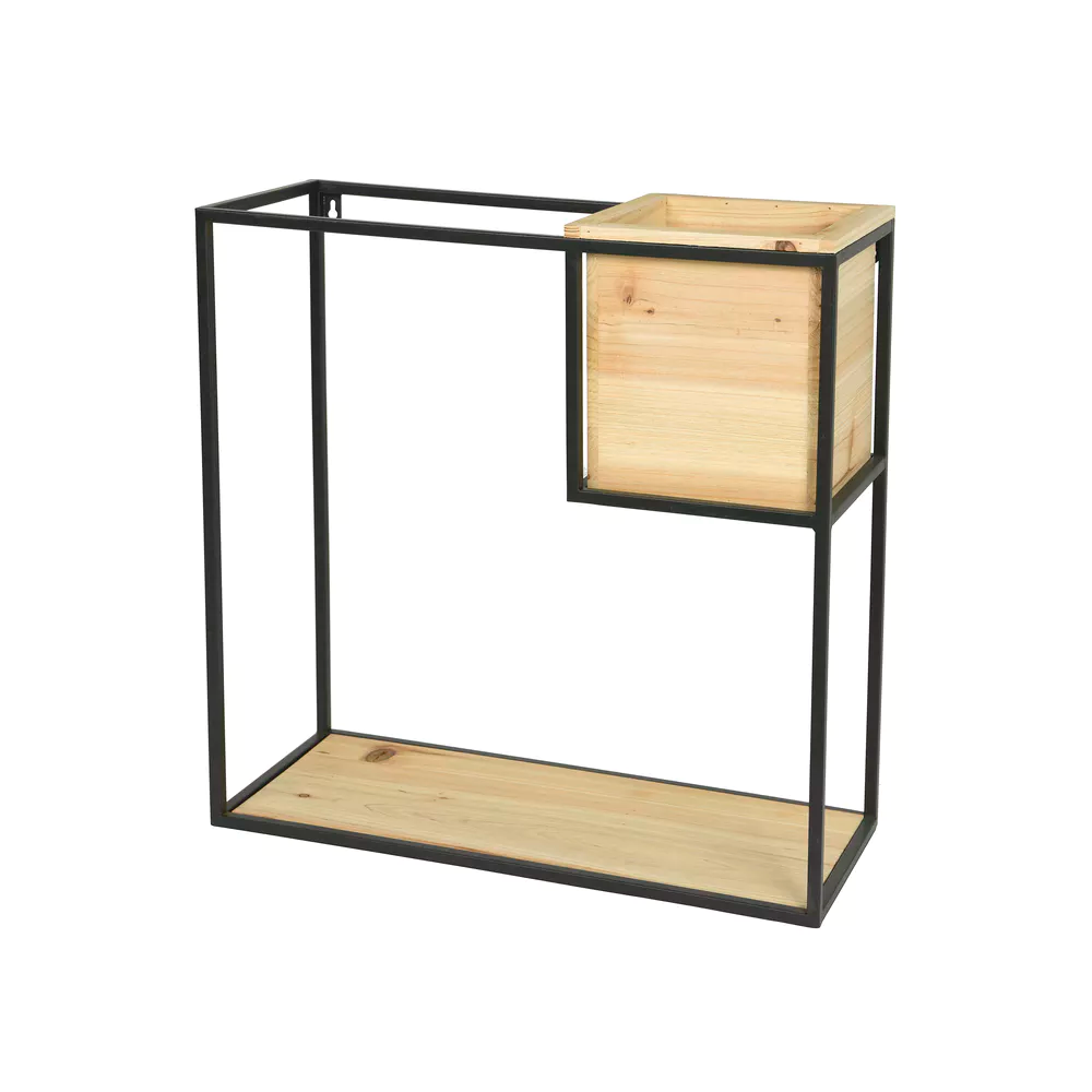Wandkast ijzer - 20x50x50cm - zwart TU UC