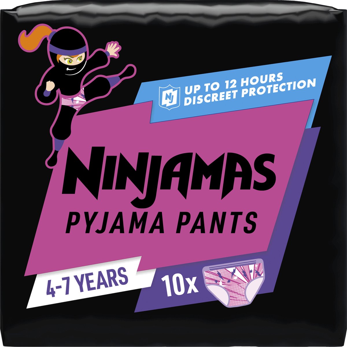 PAMPERS Ninja broekjes meisje 10st.- S7