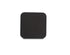 S&P - Glasonderzetters 10x10cm 4stuks - leder zwart       TU UC