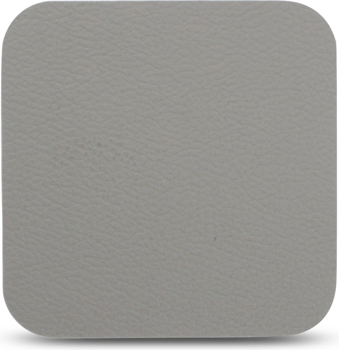 S&P - Glasonderzetters 10x10cm 4st.- leder grijs       TU UC