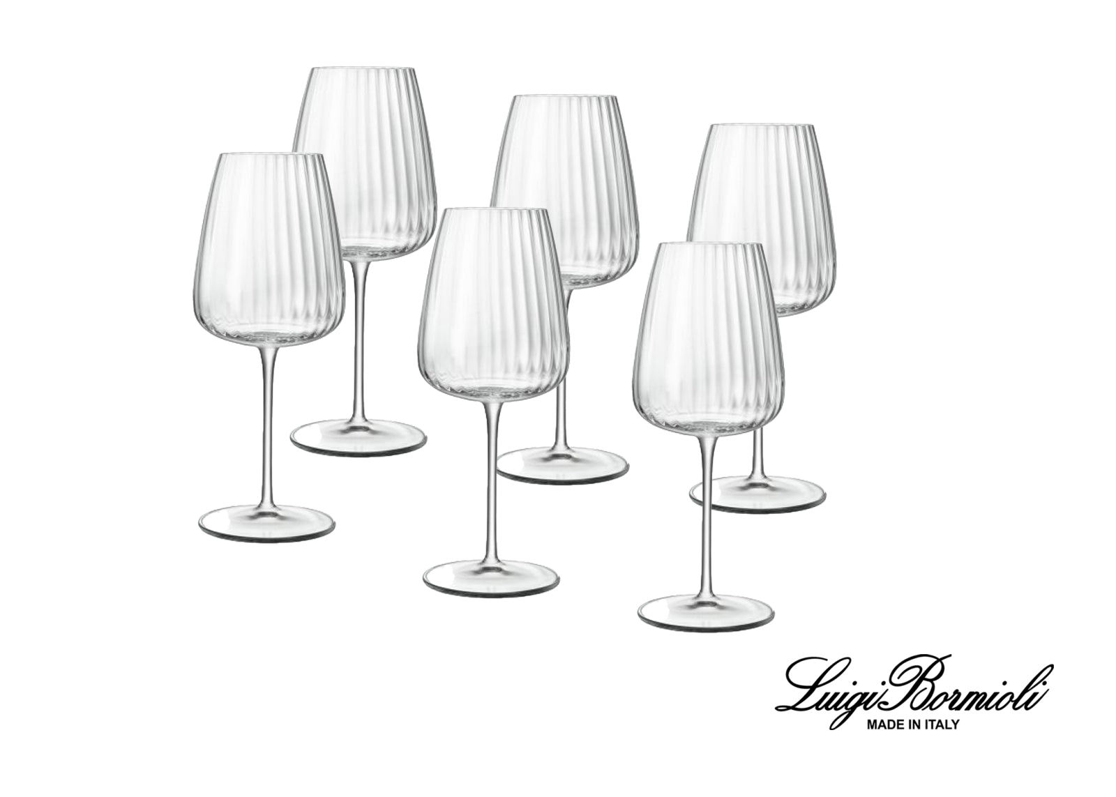 BORMIOLI Speakeasies swing- 6 witte wijn glazen 55cl
