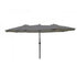 RAPINO parasol dubbel - zwart excl. voet    TR45x27