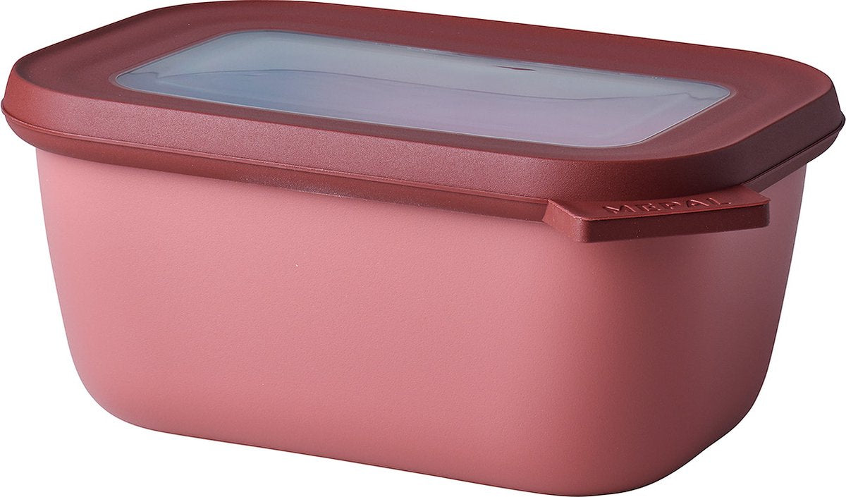 MEPAL Cirqula multikom rechthoek 750ml - vivid mauve
